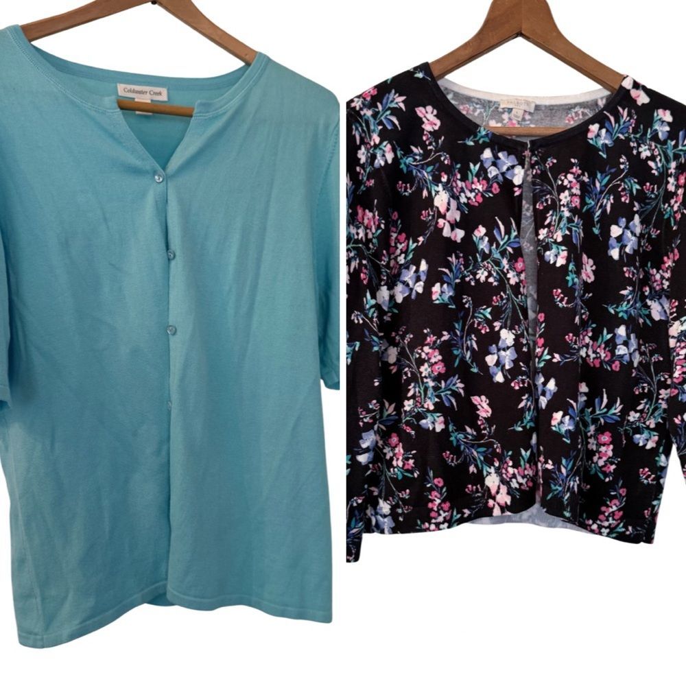 Coldwater Creek & Talbots Cardigans - Lot of 2